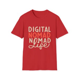 "Digital Nomad Life" interlocked Unisex Softstyle T-Shirt