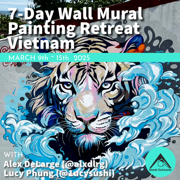 7-Day Wall Mural Painting Retreat Vietnam