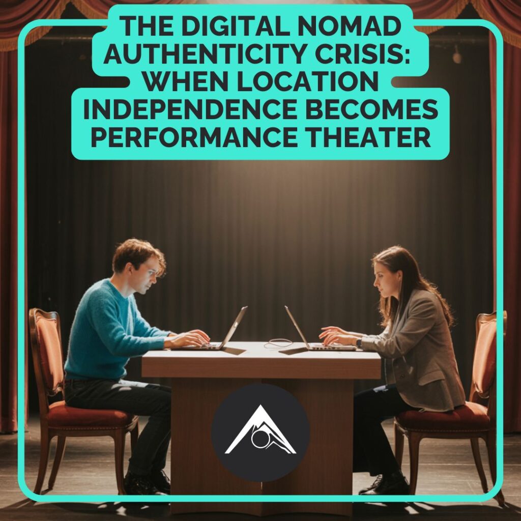 The Digital Nomad Authenticity Crisis: When Location Independence Becomes Performance Theater