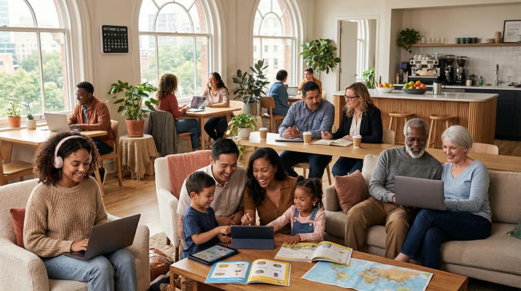 Diverse Digital Nomad Community